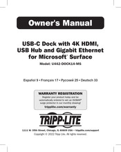 Tripp Lite U442-DOCK14-MS Bedienungsanleitung