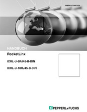 Pepperl+Fuchs RocketLinx ICRL-U-6RJ45-B-DIN Handbuch