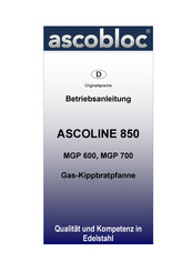 ascobloc ASCOLINE 850 MGP 600 Betriebsanleitung