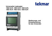 Tekmar 1984-ULR Bedienungs- Und Einstellungsanleitung