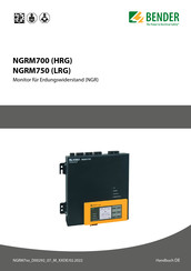 Bender NGRM700 Handbuch