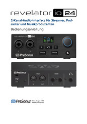 PRESONUS Revelator io24 Bedienungsanleitung