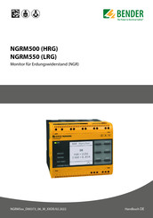 Bender NGRM550 Handbuch