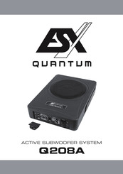 ESX QUANTUM Q208A Bedienungsanleitung