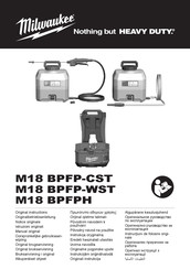Milwaukee M18 BPFP-WST Originalbetriebsanleitung