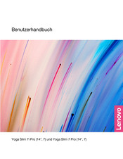 Lenovo Yoga Slim 7 Pro Benutzerhandbuch