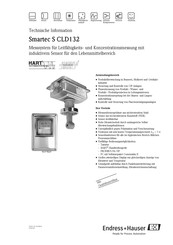 Endress+Hauser Smartec S CLD132 Technische Information