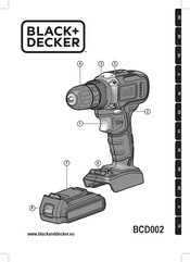 Black & Decker BCD002 Bedienungsanleitung