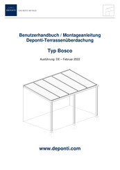 Deponti Bosco Benutzerhandbuch / Montageanleitung