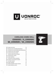VONROC CD505DC Originalbetriebsanleitung