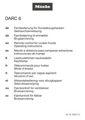 Miele DARC 6 Gebrauchsanweisung