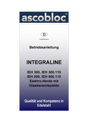 ascobloc INTEGRALINE IEH 300.110 Betriebsanleitung