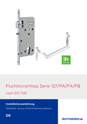 dormakaba 127/FB-Serie Installationsanleitung