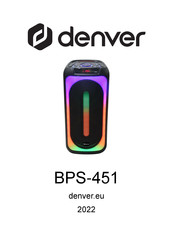 Denver BPS-451 Bedienungsanleitung