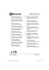 EINHELL CE-CP 18/180 Li E Originalbetriebsanleitung