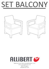 Allibert SET BALCONY Bedienungsanleitung