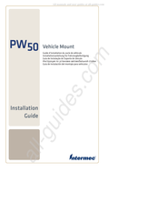 Intermec PW50 Installationsanleitung