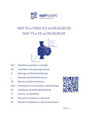 IMPPUMPS NMT Plus PWM H 60-Serie Montage- Und Betriebsanleitung