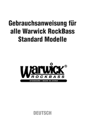 Warwick RockBass Triumph Lite Gebrauchsanweisung