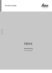 Leica M844 Gebrauchsanweisung
