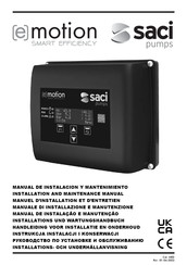 Saci pumps e-motion Installations- Und Wartungshandbuch