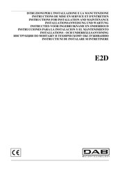 DAB E2D Installationsanweisung Und Wartung