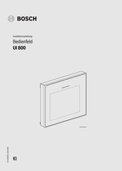 Bosch UI 800 Installationsanleitung