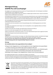 As Baddesign SEMPRE Plus 164580-SEP Montageanleitung
