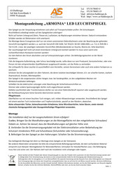 As Baddesign ARMONIA 204570-ARM Montageanleitung