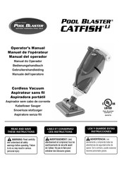 Water Tech Pool Blaster CATFISH Li Bedienungshandbuch