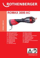Rothenberger ROMAX 3000 AC Bedienungsanleitung