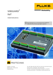 Fluke db PRUFTECHNIK VIBGUARD IIoT VIB 7.815 Anleitung