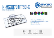 BYKSKI N-MS3070TITRIO-X Bedienungsanleitung