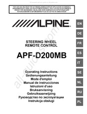 Alpine APF-D200MB Bedienungsanleitung