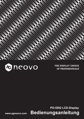 AG Neovo PO-5502 Bedienungsanleitung