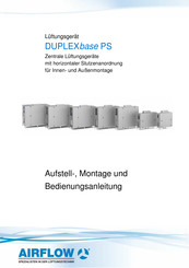 Airflow DUPLEXbase PS 3500 Montage- Und Bedienungsanleitung