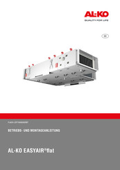 AL-KO EASYAIR flat Betriebs- Und Montageanleitung