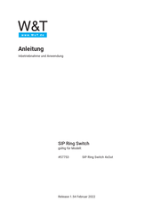 W&T SIP Ring Switch 4xOut Anleitung