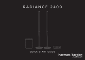Harman Kardon Radiance 2400 Schnellstartanleitung