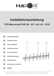 HAGOR 3318 Installationsanleitung