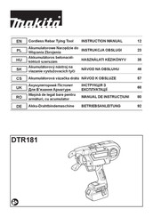 Makita DTR181ZJ Betriebsanleitung