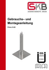 SKB Primo 9 AD Gebrauchs- Und Montageanleitung