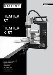Leister HEMTEK ST 230 V Bedienungsanleitung