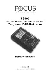 Focus DVCPRO/DV Benutzerhandbuch