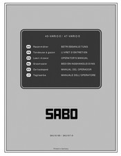 Sabo 47-VARIO E Betriebsanleitung