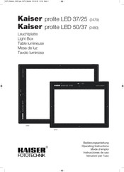 Kaiser Fototechnik 2480 Bedienungsanleitung