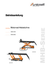 unicraft MHB 455 Betriebsanleitung