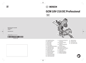 Bosch GCM 18V-216 DC Professional Originalbetriebsanleitung