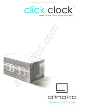Gingko Music Click Clock Bedienungsanleitung