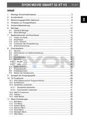 Dyon Movie Smart 32 XT Bedienungsanleitung